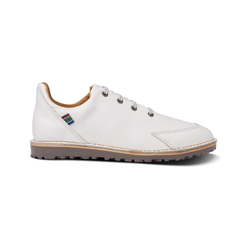 Veldskoen Loft Albatross Golf Shoe (White leather with Grey sole)