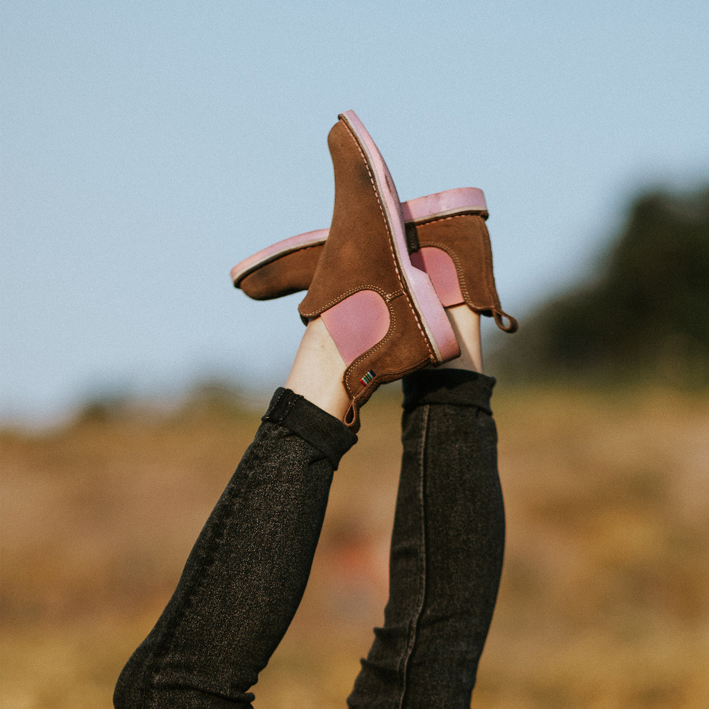 Pink chelsea boots womens online