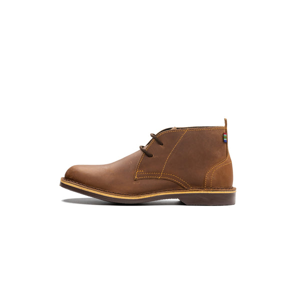 Mens top brown chukka